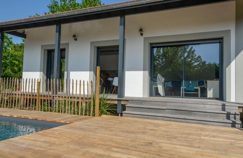 Mimizan Villa | Idyllic Mimizan Home with Pool, Steps from the Beach