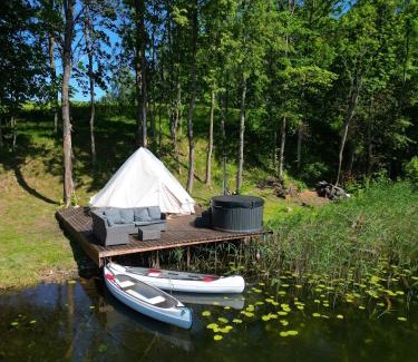 Klykiai Other | Relax at Pelakys Glamping: Private Beach & Ocean Views