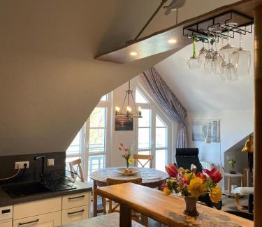 Ostseebad Ahrenshoop Apartment | Family-Friendly Getaway at Min Lütt with Hot Tub Access