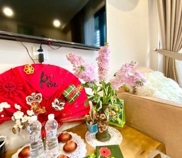 Van Giang Apartment | Relaxing Minh An Homestay with Oceanfront Views & Spa