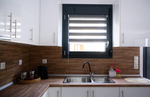 Trikala Apartment | Stylish Minimal Condo in Trikala Town with Family Amenities