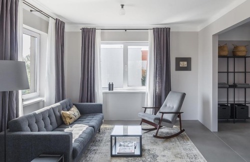Siauliai Apartment | Stylish Apartment & Studio with Hot Tub and Fireplace