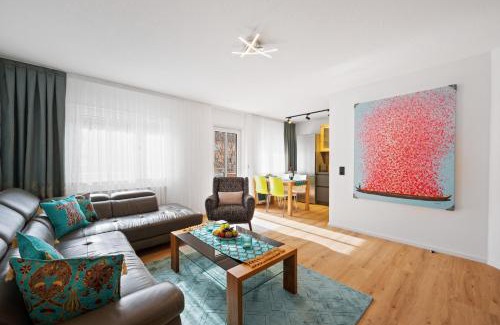 Ludwigshafen Apartment | Family-Friendly Minty Lounge: 4-Star Retreat with Top Reviews