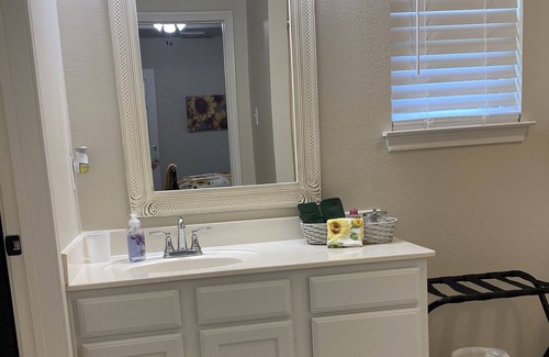 Aubrey House | Minutes from Area Wedding Venues & Walking Distance to Historic Downtown Aubrey