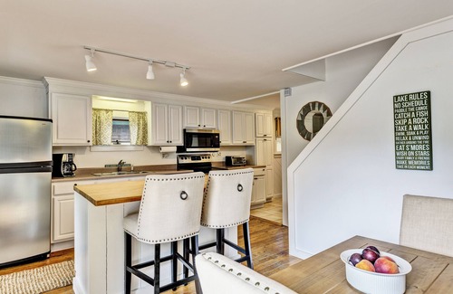 Newbury House | Idyllic Lake Sunapee Retreat with Private Dock & Mountain Views
