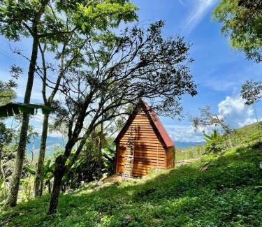 Gomez Plata Cabin | Relax at Mirador del Padre with Hot Tub & Dining Options