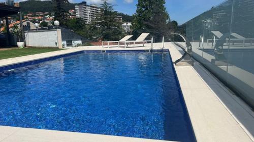Poio Apartment | Oceanfront Oasis: Mirador Relax La Caeira in Pontevedra