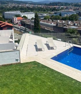 Poio Apartment | Oceanfront Oasis: Mirador Relax La Caeira in Pontevedra