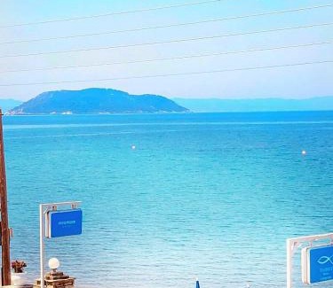 Paradhisos Apartment | Top-Rated Miramare Hotel with Oceanfront Views & Breakfast