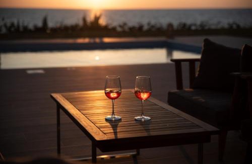 Preveza Villa | Discover Mirazur Seafront Sunset Villa with Ocean Views