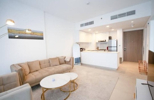 Sharjah Apartment | Urban Oasis in Downtown Aljada: A Family-Friendly Retreat