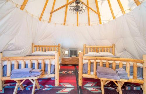 Moab South Valley House | Enjoy Comfort at Moab RV Resort Glamping Tipi