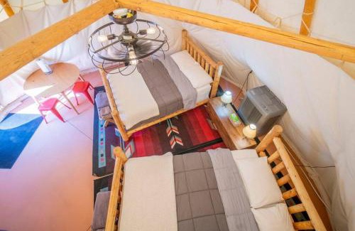 Moab South Valley House | Explore Moab RV Resort Glamping with Family & Pets
