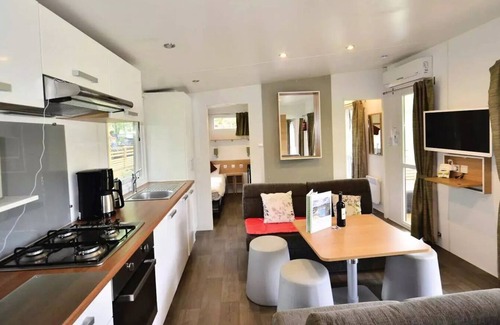Saint-Avit-de-Vialard House | Mobil-home | Ultimate | 3 Ch. | 6/8 pers. | Raised terrace | A/C