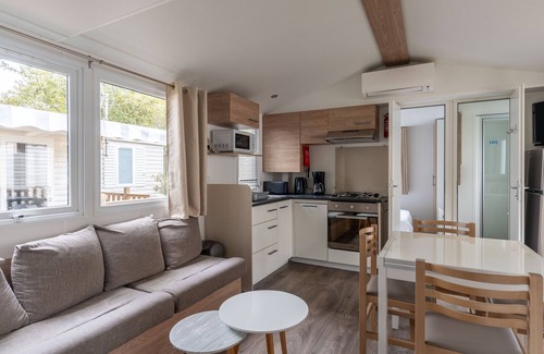 Saint-Julien-en-Born House | Mobile home 6 pers, 3-star campsite 5km from ocean, heated pool, family activities