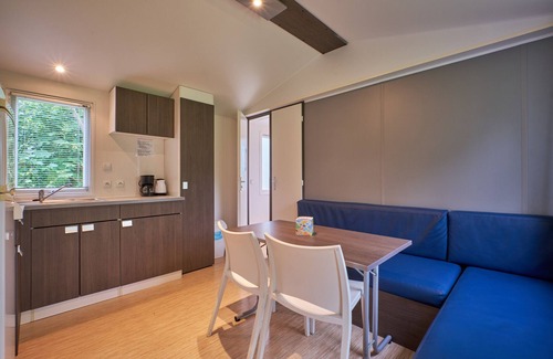 Mens RV Rental | Cozy Mobile Home for 4 with Private Terrace & Pool Access