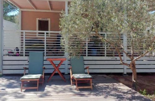Jezera Resort | Cozy Mobile Home with Ocean Views at Jezera Murter