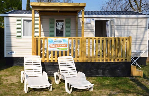 Santa Cesarea Terme House | Mobilehome with air conditioning and pizzeria
