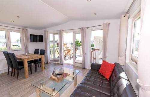 Sutel Apartment | Cozy Mobilheim for 4 with Ocean View in Sütel