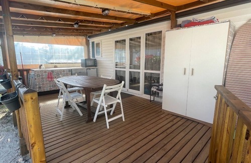 Azur House | Comfortable Mobilhome for 4-6 Near Soustons Lake