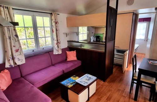 Meschers-sur-Gironde House | Mobilhome Premium 22-28m2 - 2 Schlafzimmer + TV + Überdachte Terrasse & Einwegbetten zur Verfügung* 6 Personen