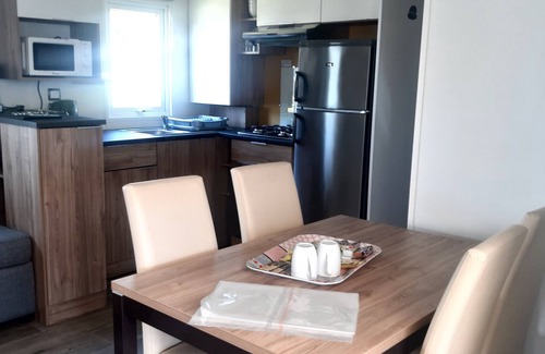 Saint-Julien-en-Born House | Cozy Mobilhome for Families with Pool & Spa in Contis