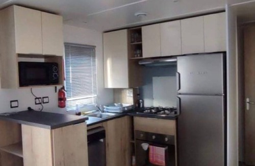 Saint-Julien-en-Born House | Comfortable Mobilhomme for Families in a Shady Camping