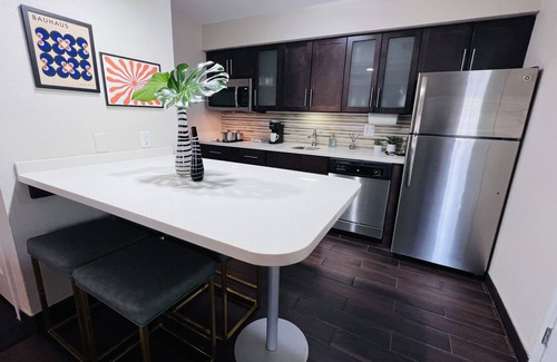 Southfield Apartment | Modern KING Studio Apartment with Private Patio Escape