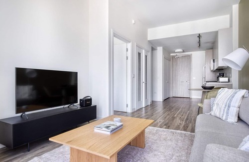 South Loop Apartment | Modern 1BR Retreat with Pool & Gym Near Grant Park