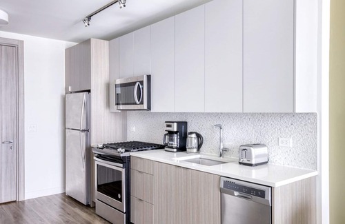 South Loop Apartment | Modern 1BR Retreat with Pool & Gym Near Grant Park