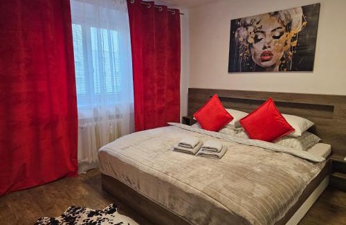 Hradec Kralove Apartment | Modern 2-Bed Apartment by the Riverside with Child-Friendly Amenities