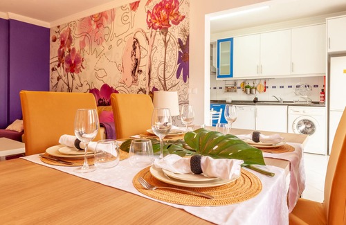 Santa Luzia Apartment | Modern 2 Bedroom Apartment with Pool Steps from the Beach
