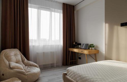 Chisinau Apartment | Modern 2-BR Balcony-View Apartment with Coffee Station and more - GrandStay
