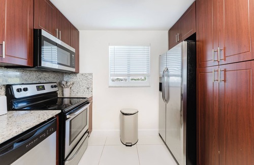 Boca Raton Apartment | Modern 2BR/2BA with Balcony- Directly Across from the Beach