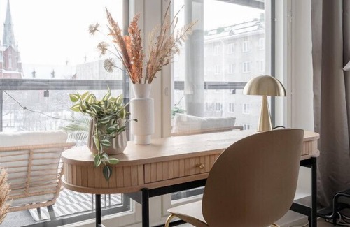 Tampere Apartment | Modern 2BR Apartment with Balcony and Inviting Sauna