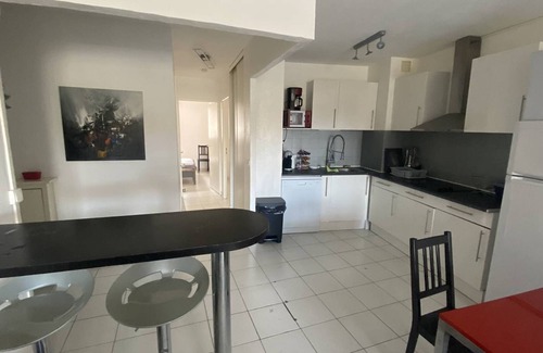 Le Port Apartment | Modern 3-room apartment in Canet-Plage, renovated, near the beach