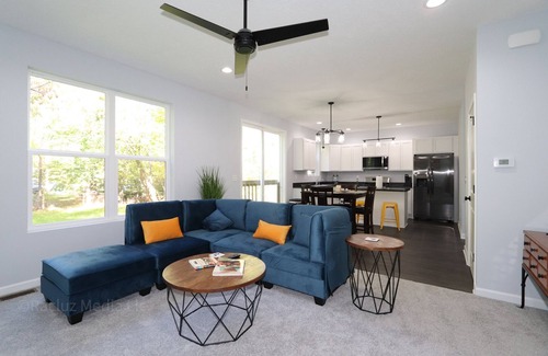 Lansing House | Modern 3BR Near Downtown & MSU