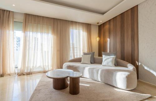 Oulad Khallouf Apartment | Modern 3BR with High Amenities and Stylish Decor