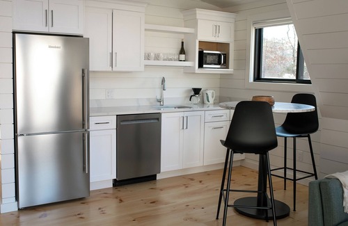 Brewster Cottage | Modern A-Frame Cottage with Pool Near the Beach