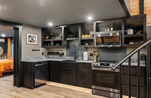 Sebago House | Modern A-Frame Retreat: 2 Minutes to Beach with Hot Tub