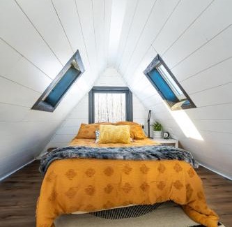 Brook Park House | Cozy A-Frame Retreat in the Woods - Pet Friendly Stay