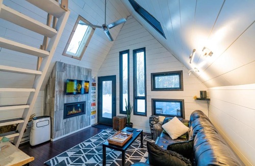 Brook Park House | Cozy A-Frame Retreat in the Woods - Pet Friendly Stay