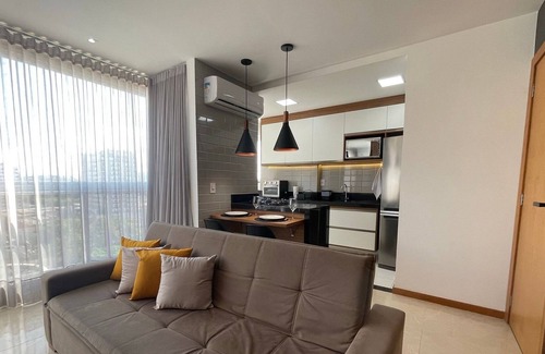 Praia de Itaparica Apartment | Cozy Studio Retreat at Itaparica Beach with Pet-Friendly Perks