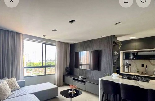 Loteamento Oceania II Apartment | Modern Apartment Manaíra with Pool and Oceanfront Views
