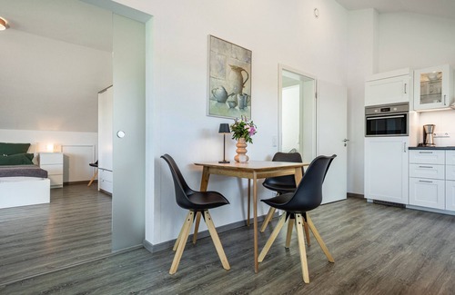 Waggershausen Apartment | Modern Apartment 2 at House Sohl: Oceanfront with Private Balcony