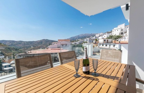Competa Apartment | Modern Apartment in Cómpeta with Mountain Views & Pool