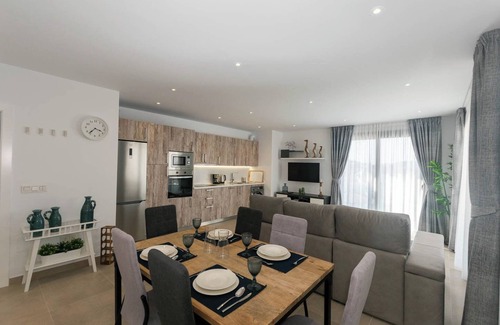 Competa Apartment | Elegant Competa Apartment with Mountain View & Shared Pool