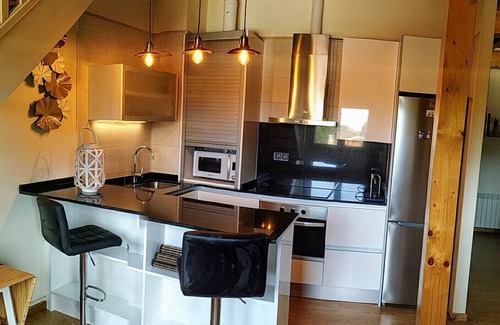 Pechon Apartment | Stylish Apartment in Pechón with Oceanfront Pool & Spa