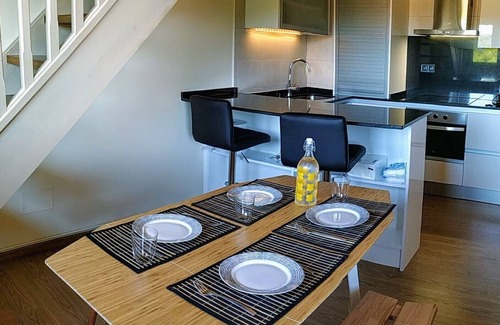 Pechon Apartment | Stylish Apartment in Pechón with Oceanfront Pool & Spa