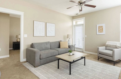 Fishers Apartment | Contemporary Apartment with Kitchen in Prime Location
